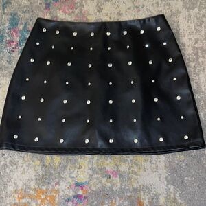 Sincerely Jules mini skirt with rhinestones size M new with tags